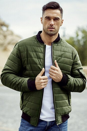 Moška prehodna jakna zelena TX2211A