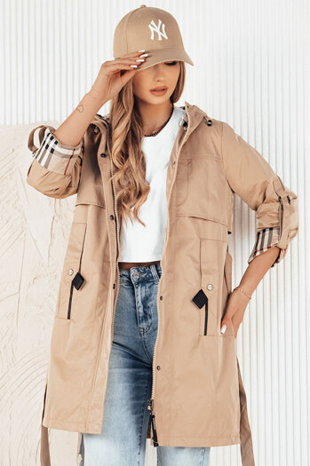 Ženske jakne CIVIT parka beige Dstreet TY4215
