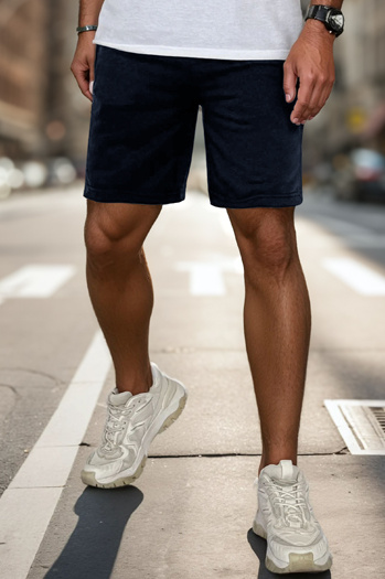 Moške temno modre potne hlače Dstreet SX2479