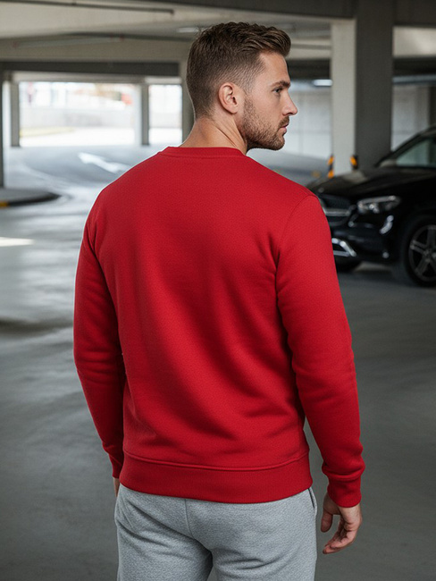 Moška gladek jopa Barva rdeča DSTREET BX3867