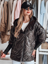 Ženska prehodna prešita jakna oversize PUFFILOF black Dstreet TY4855