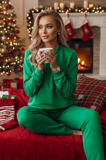 Ženski komplet trenirk MILIAN green Dstreet AY1116