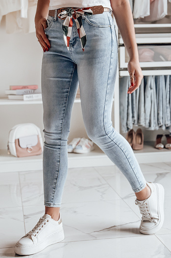 Ženske hlače iz džinsa MISSBELT blue Dstreet UY2707