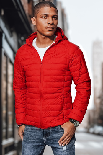 Moška prehodna jakna rdeča Dstreet TX4417