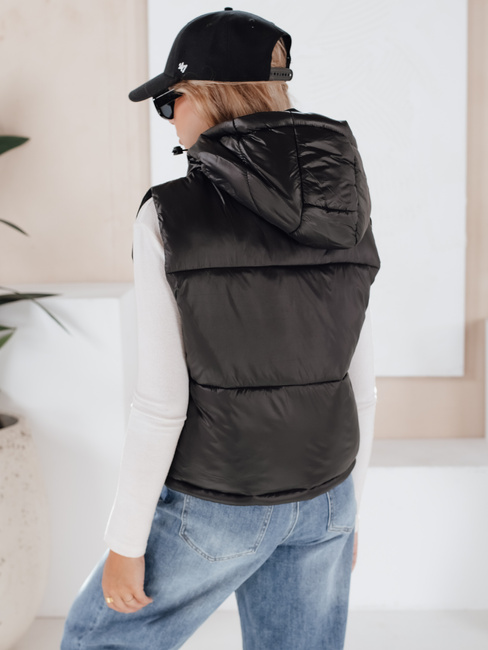 Ženski prešiti telovnik CEDAR black Dstreet TY3780