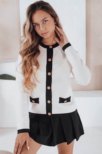 Ženski pulover CHICLINE ecru Dstreet MY2557