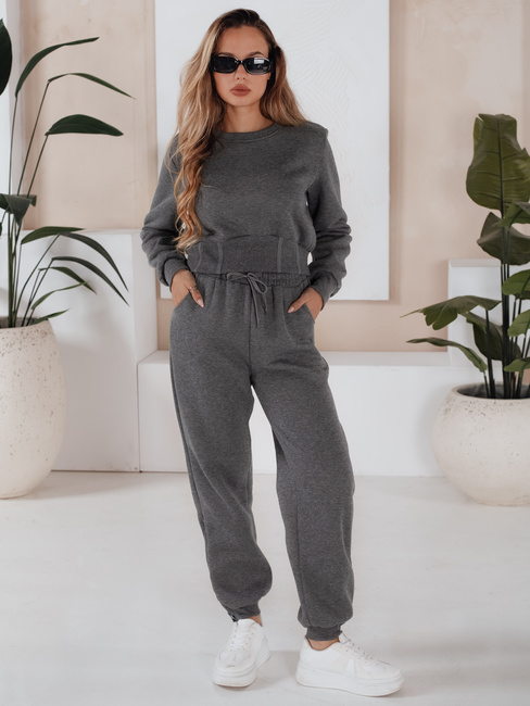 Ženski komplet trenirke KEILI Barva Temno siva DSTREET AY0647