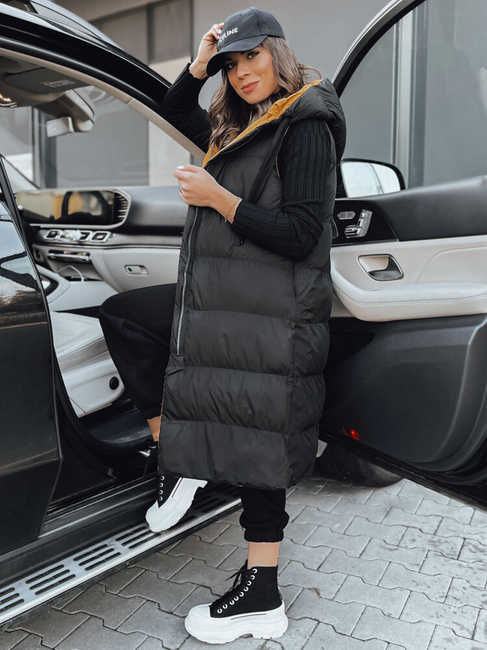 Ženski telovnik s kapuco NEEKO Barva Črna DSTREET TY4042