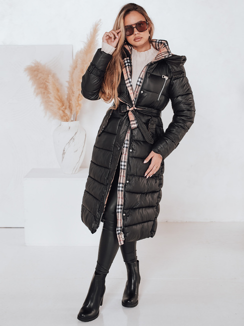 Ženski zimski plašč SPRUCE Barva Črna DSTREET TY4001