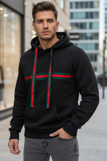 Moška kapuca črna Dstreet BX5939