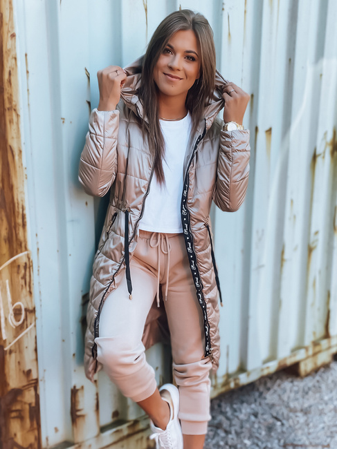 Ženska jakna BIBI camel Dstreet TY3114