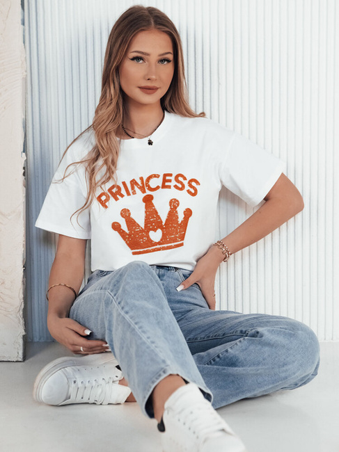 Ženska majica PRINCY bela Dstreet RY2392