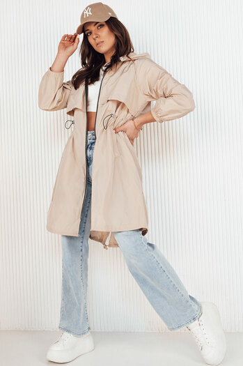 Ženska jakna parka WOLINA beige Dstreet TY4155