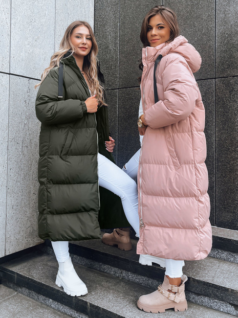 Ženska zimska bunda COZYSEASON zelena Dstreet TY3760