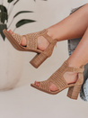 Ženski sandali AMIRIA beige Dstreet ZY0804