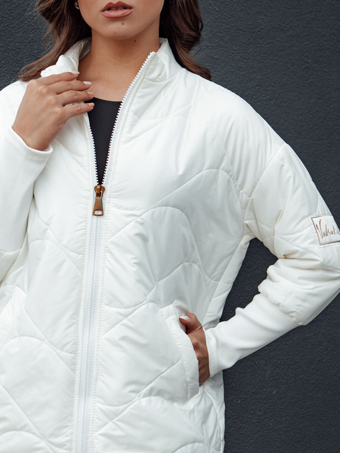 Kurtka damska pikowana ARANA ecru Dstreet TY4527