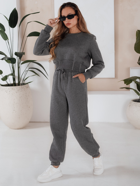 Ženski komplet trenirke KEILI Barva Temno siva DSTREET AY0647
