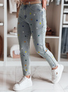 Ženske jeans hlače tankega kroja v barvi SHINYFIT stars blue Dstreet UY2452
