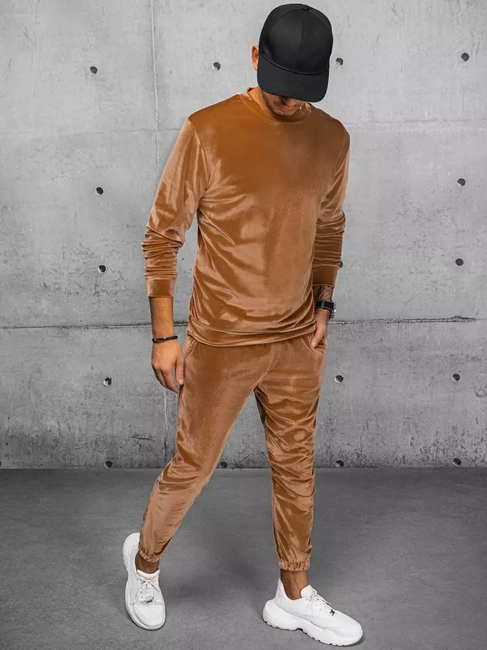 Moška gladek jopa Barva kamela DSTREET BX5530