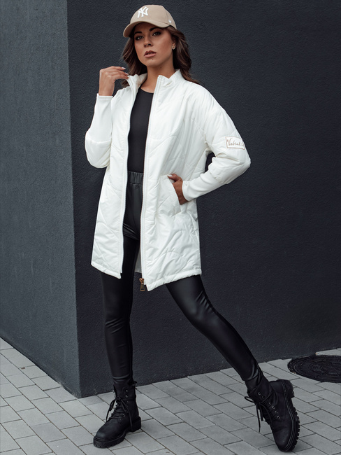 Kurtka damska pikowana ARANA ecru Dstreet TY4527