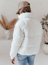 Ženska zimska kratka prešita jakna VIBEGIRL white Dstreet TY4947