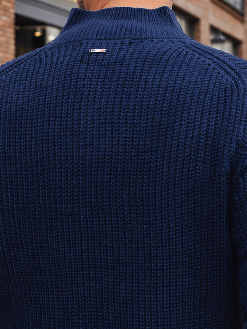 Moški pulover Dstreet WX2346 v mornarsko modri barvi