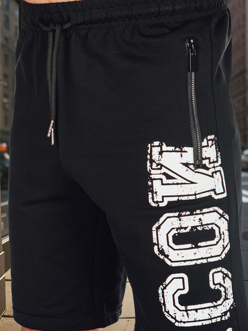 Moški potiskani komplet črne barve Dstreet AX0802