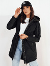 Ženska parka jakna GROLIN Barva Črna DSTREET TY4172
