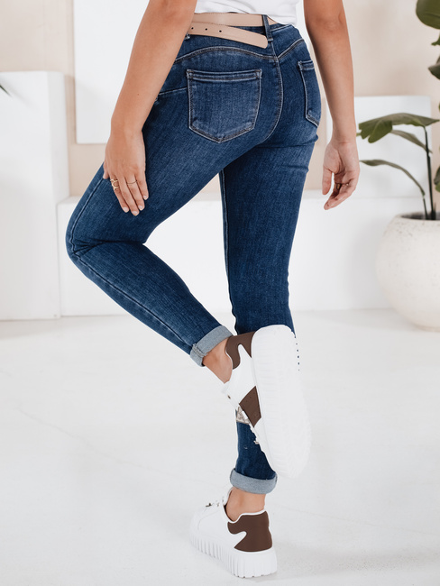 Ženske jeans hlače DIVETTI temno modre Dstreet UY2252