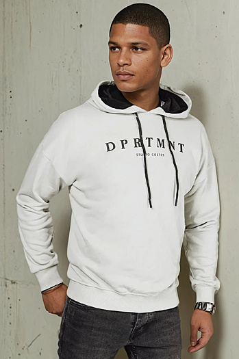 Moška jopa s potiskom Barva siva DSTREET BX5679