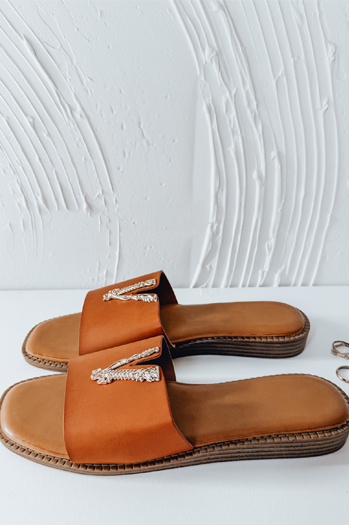 Ženske japonke SOLVINA camel Dstreet ZY0957