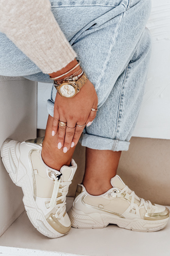 Ženske bež superge Dstreet ZY1016