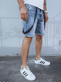 Moške jeans kratke hlače Barva Modra DSTREET SX2139_3