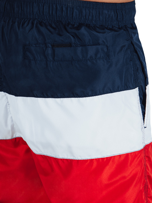 Moške mornarsko modre in sive kopalne hlače Dstreet SX2516