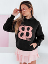 Ženska bluza s kapuco LITESSO black Dstreet BY1413