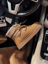 Ženski škornji LUXSNUG z izolacijo camel Dstreet ZY0570