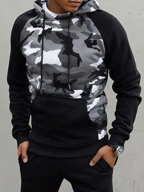 Moška jopa s kapuco Barva Svetlosiva DSTREET BX5487