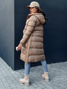 Ženski prešiti plašč GLAMMANT beige Dstreet TY4354