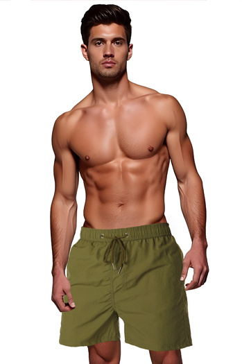 Moške plavalne hlače olivne Dstreet SX2470
