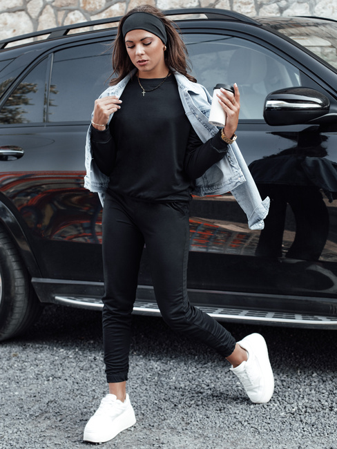 MILIAN ženski komplet trenirke black Dstreet AY1108