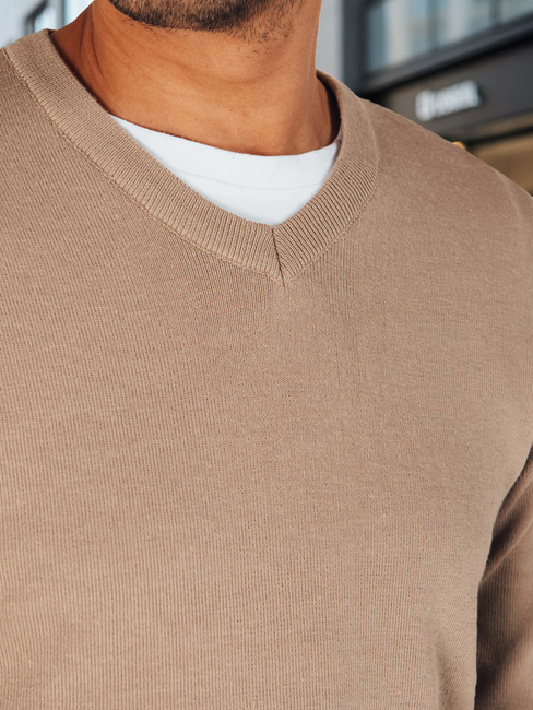 Moški pulover Dstreet s kameljo ličnico WX2318