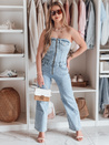 Ženski džins kombinezon s korzetom GORSSANKA blue Dstreet EY2587