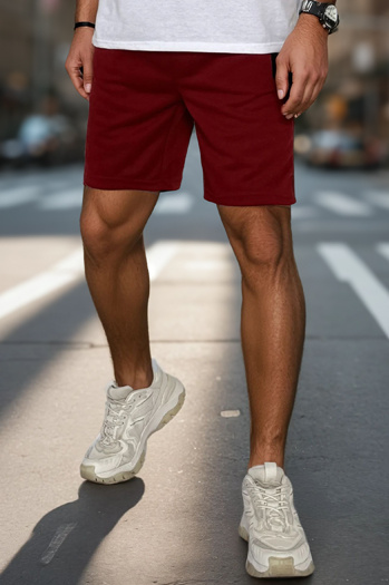Moške športne hlače bordo barve Dstreet SX2471