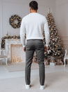Moške temno sive hlače chinos Dstreet UX4388z