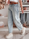 Ženske jeans hlače s pasom NEWFLOVER blue Dstreet UY2435_1