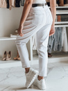 Ženske hlače iz džinsa LIKEMELOO mom fit white Dstreet UY2432