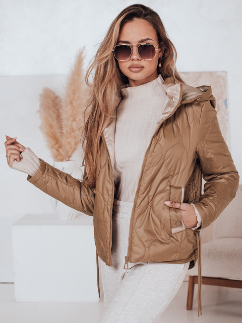 Ženska prešita jakna MAXWELL gold Dstreet TY4397