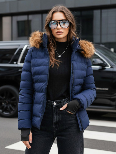 Ženska zimska jakna VERSES Barva Mornarica DSTREET TY4039