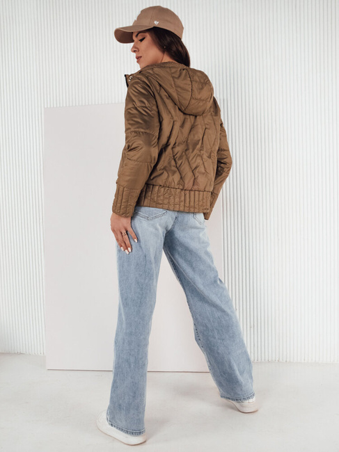 Ženska prehodna jakna FALES Barva kamela DSTREET TY4206