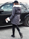 Ženska zimska jakna ARCTIC temno siva Dstreet TY4766